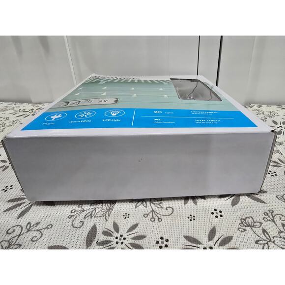 Room Essentials LED String Lights – Warm White Globe Bulbs – New in Box (Tested) - Picture 6 of 9